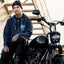 Biltwell Anvil zip hoodie blue BILTWELL MOTOVEIKALS 21