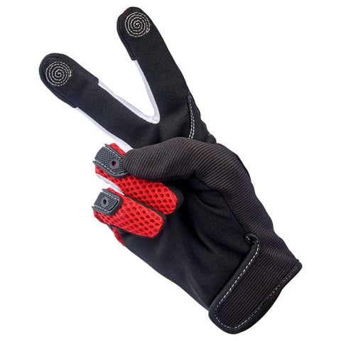 Biltwell Anza gloves red/black BILTWELL MOTOVEIKALS 21