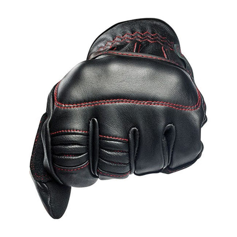 Biltwell Belden gloves black/redline CE appr. BILTWELL MOTOVEIKALS 21