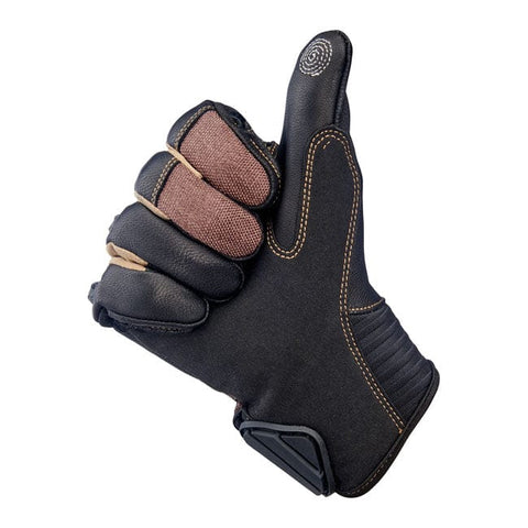 Biltwell Bridgeport gloves chocolate/black BILTWELL MOTOVEIKALS 21