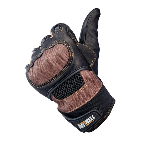 Biltwell Bridgeport gloves chocolate/black BILTWELL MOTOVEIKALS 21