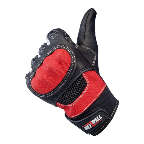 Biltwell Bridgeport gloves red/black BILTWELL MOTOVEIKALS 21