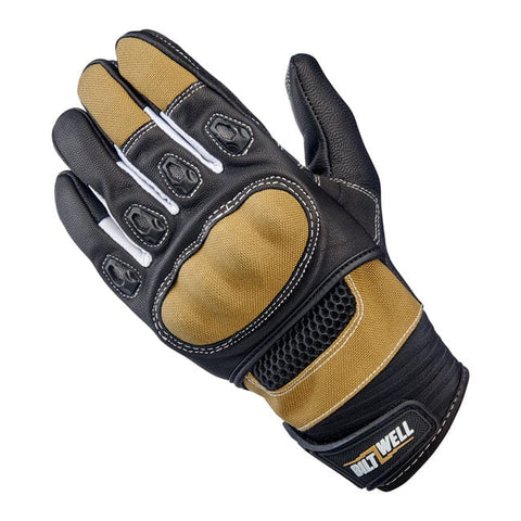Biltwell Bridgeport gloves tan/black BILTWELL MOTOVEIKALS 21