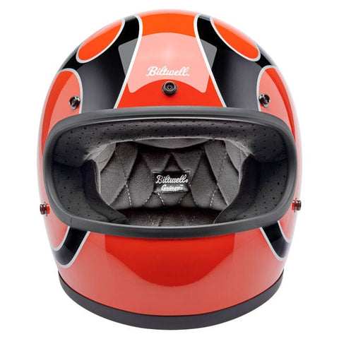 Biltwell Gringo helmet Comp Orange Flames BILTWELL MOTOVEIKALS 21