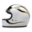 Biltwell Gringo helmet gloss white/black flames BILTWELL MOTOVEIKALS 21