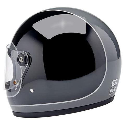 Biltwell Gringo S helmet Storm Grey/Black Tracker Gloss BILTWELL MOTOVEIKALS 21