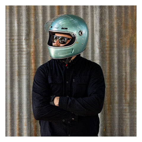 Biltwell Gringo SV helmet metallic sea foam BILTWELL MOTOVEIKALS 21