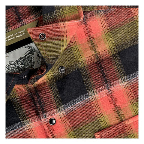Biltwell Hi Test Flannel shirt rust BILTWELL MOTOVEIKALS 21