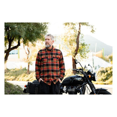 Biltwell Hi Test Flannel shirt rust BILTWELL MOTOVEIKALS 21