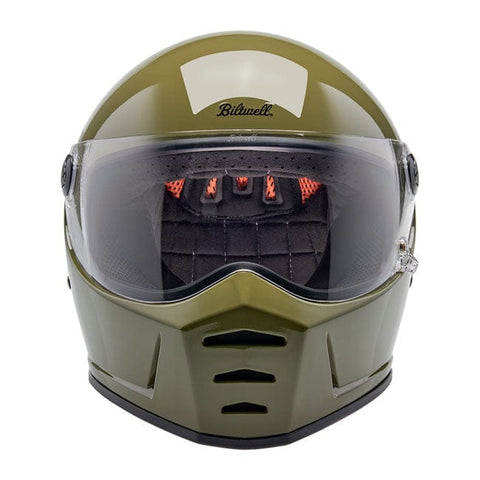 Biltwell Lane Splitter helmet olive green BILTWELL MOTOVEIKALS 21