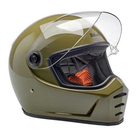 Biltwell Lane Splitter helmet olive green BILTWELL MOTOVEIKALS 21