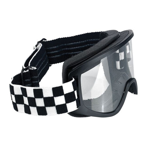 Biltwell Moto 2.0 Checkers goggles black/white BILTWELL MOTOVEIKALS 21