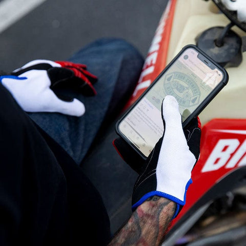 Biltwell Moto gloves red/white/blue BILTWELL MOTOVEIKALS 21