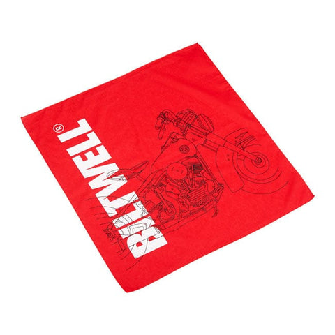 Biltwell Pan bandana red BILTWELL MOTOVEIKALS 21
