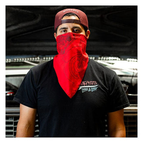 Biltwell Pan bandana red BILTWELL MOTOVEIKALS 21