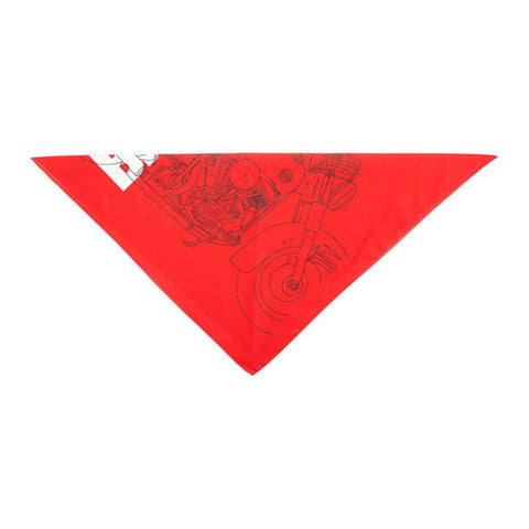 Biltwell Pan bandana red BILTWELL MOTOVEIKALS 21