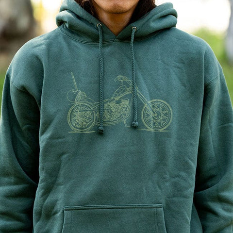 Biltwell Pan hoodie green BILTWELL MOTOVEIKALS 21