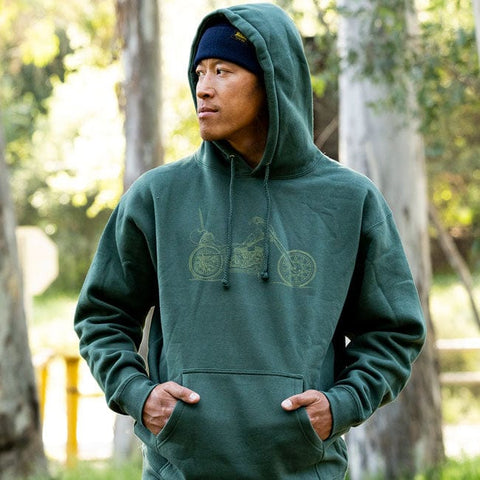Biltwell Pan hoodie green BILTWELL MOTOVEIKALS 21