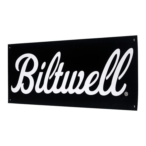 Biltwell Script Shop banner black/white BILTWELL MOTOVEIKALS 21