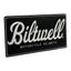 Biltwell Script shop sign black/aluminum BILTWELL MOTOVEIKALS 21