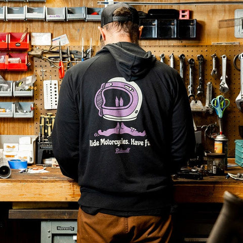 Biltwell Shorty zip hoodie black BILTWELL MOTOVEIKALS 21