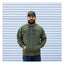 Biltwell Stencip zip hoodie green BILTWELL MOTOVEIKALS 21