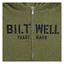 Biltwell Stencip zip hoodie green BILTWELL MOTOVEIKALS 21