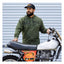 Biltwell Stencip zip hoodie green BILTWELL MOTOVEIKALS 21