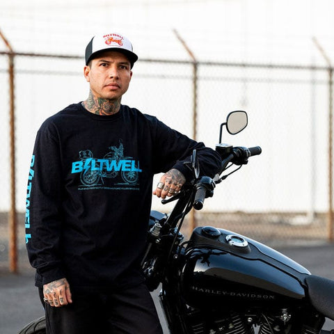 Biltwell Tiger trucker cap black/white BILTWELL MOTOVEIKALS 21