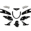 bodywork kit 11-piece black glossy for Yamaha N-Max 125cc 2015-2020 TUNR MOTOVEIKALS 21