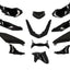 bodywork kit 12-piece black glossy for Yamaha N-Max 125, 155i 2021- TUNR MOTOVEIKALS 21