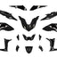 bodywork kit 15-piece black for Yamaha T-Max 560 Euro5 2020- TUNR MOTOVEIKALS 21