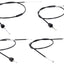 bowden cable set black for Simson Schwalbe KR51/2 101 OCTANE MOTOVEIKALS 21