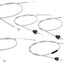 bowden cable set grey for Simson Schwalbe KR51/1 (1975-) 101 OCTANE MOTOVEIKALS 21