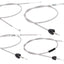 bowden cable set grey for Simson Schwalbe KR51/2 101 OCTANE MOTOVEIKALS 21