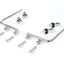 Bracket for flyscreen -MOTO NOSTRA, w=340mm, h=105mm- Vespa PX80, PX125, PX150, PX200, T5 Classic, LML 125/150 Star/Stella - chrome MOTO NOSTRA MOTOVEIKALS 21