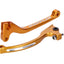 brake and clutch lever set Doppler CNC golden for Rieju, Derbi, Sherco (w/ AJP brake) DOPPLER MOTOVEIKALS 21