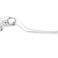 brake lever right silver for Gilera GP800 with Brembo brake system VPARTS MOTOVEIKALS 21