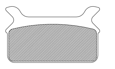 Brake Pad-Drag Sinterd DRAG SPECIALTIES DRAG SPECIALTIES MOTOVEIKALS 21