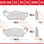 Brake Pad Organic Scooter -125 TRW TRW MOTOVEIKALS 21