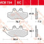 Brake Pad Organic Scooter -125 TRW TRW MOTOVEIKALS 21