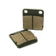 brake pad set for one piston caliper for China 4-stroke 101 OCTANE MOTOVEIKALS 21