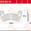 Brake Pad Sinter Offroad TRW TRW MOTOVEIKALS 21