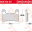 Brake Pad Sinter Race Longlife TRW TRW MOTOVEIKALS 21