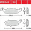Brake Pad Sinter Rear Street TRW TRW MOTOVEIKALS 21