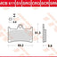 Brake Pad Sinter Scooter 125+ TRW TRW MOTOVEIKALS 21