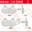Brake Pad Sinter Scooter 125+ TRW TRW MOTOVEIKALS 21