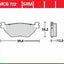 Brake Pad Sinter Scooter 125+ TRW TRW MOTOVEIKALS 21