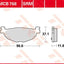 Brake Pad Sinter Scooter 125+ TRW TRW MOTOVEIKALS 21