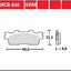 Brake Pad Sinter Scooter 125+ TRW TRW MOTOVEIKALS 21